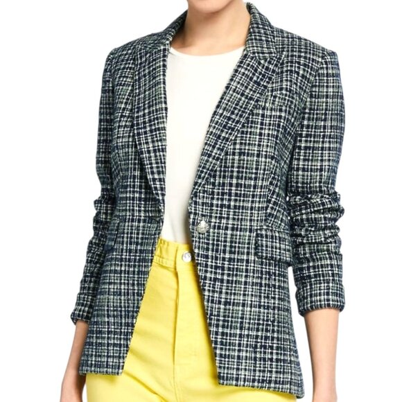 Veronica Beard Jackets & Blazers - NWOT VERONICA BEARD CROSSHATCH CLASSIC CUTAWAY TWEED JACKET BLAZER DESIGNER SZ16